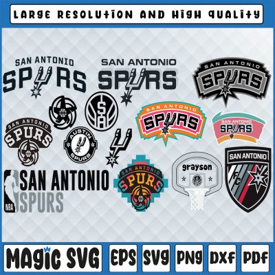 14 Files San Antonio Spurs SVG NBA Basketball Bundle Svg NBA Svg NBA