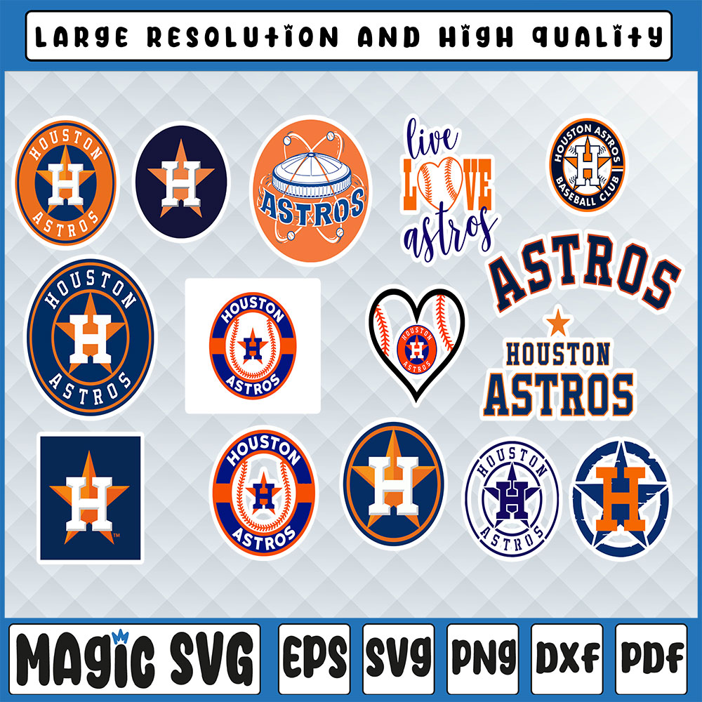 15 Files Houston Astros svg bundle, houston astros clipart, houston svg,  astros svg, vector, cricut, Cut file, MLB svg, MLB svg – Magic SVG